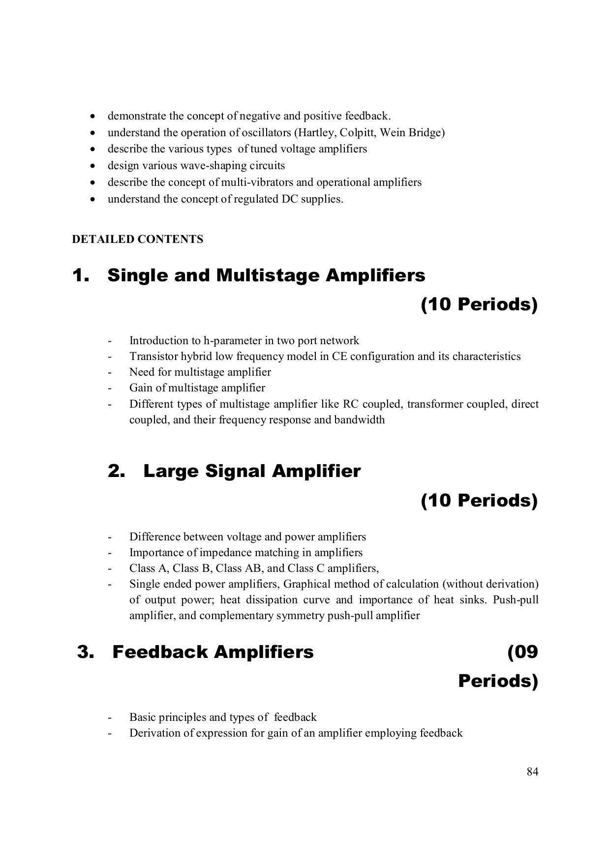 EFFECTIVE FROM JULY 2019-20 - SIX SEMESTER DIPLOMA COURSE IN ELECTRONICS ENGINEERING (ADVANCE MICROPROCESSOR INTERFACE) - Page 89