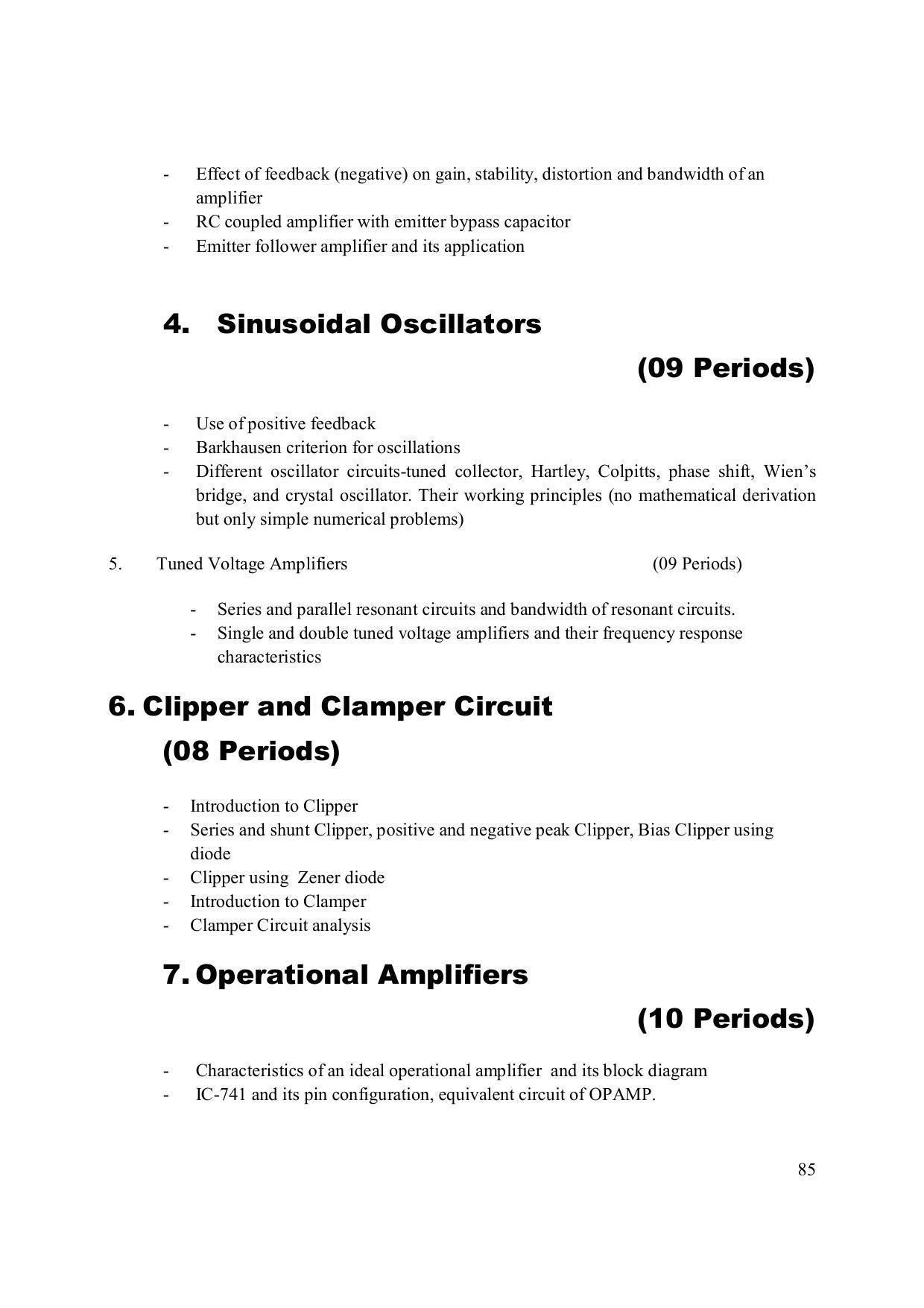 EFFECTIVE FROM JULY 2019-20 - SIX SEMESTER DIPLOMA COURSE IN ELECTRONICS ENGINEERING (ADVANCE MICROPROCESSOR INTERFACE) - Page 90