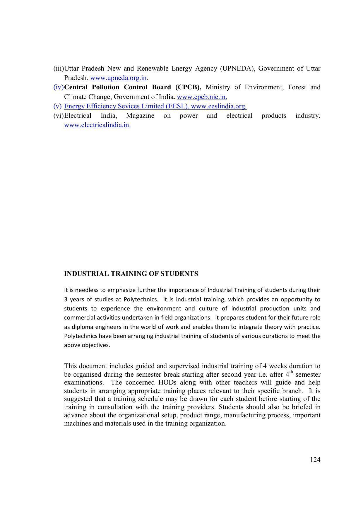EFFECTIVE FROM JULY 2019-20 - SIX SEMESTER DIPLOMA COURSE IN ELECTRONICS ENGINEERING (ADVANCE MICROPROCESSOR INTERFACE) - Page 129