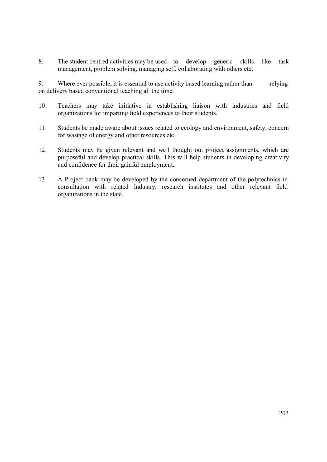 EFFECTIVE FROM JULY 2019-20 - SIX SEMESTER DIPLOMA COURSE IN ELECTRONICS ENGINEERING (ADVANCE MICROPROCESSOR INTERFACE) - Page 208