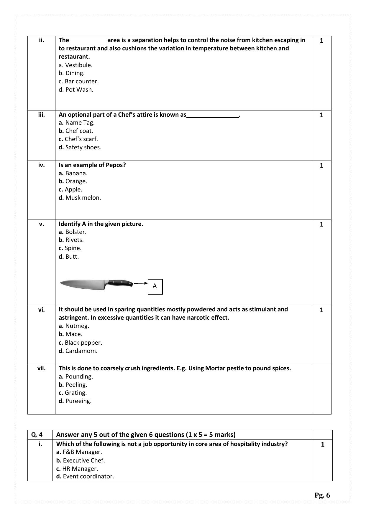 CBSE Class 11: Food Production 2025 Sample Paper - Page 6