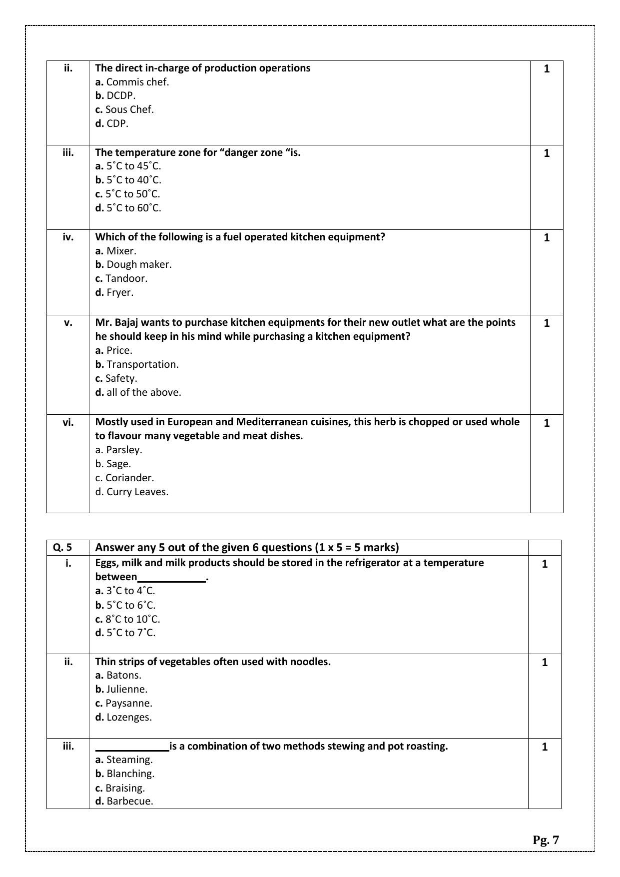 CBSE Class 11: Food Production 2025 Sample Paper - Page 7