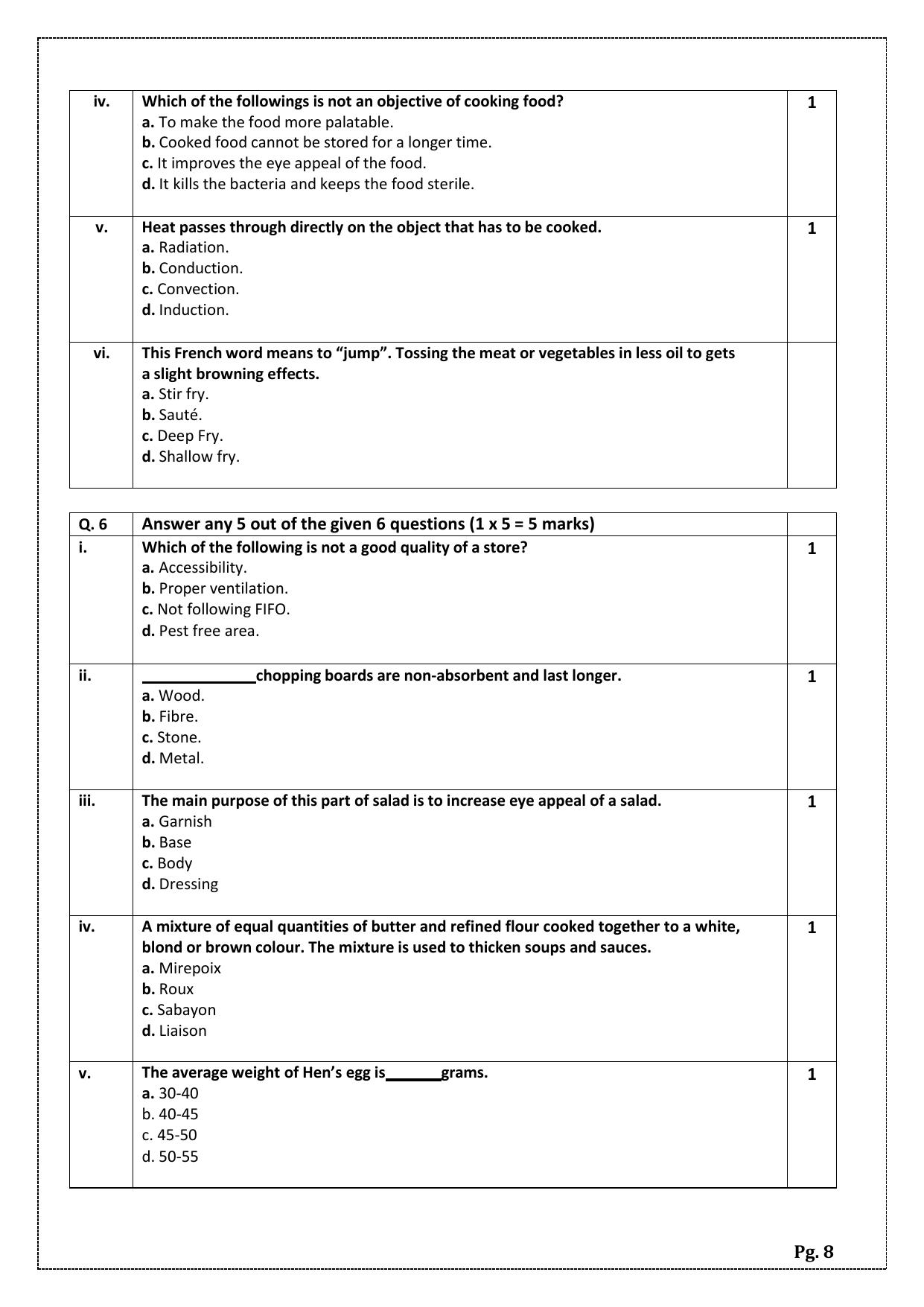 CBSE Class 11: Food Production 2025 Sample Paper - Page 8