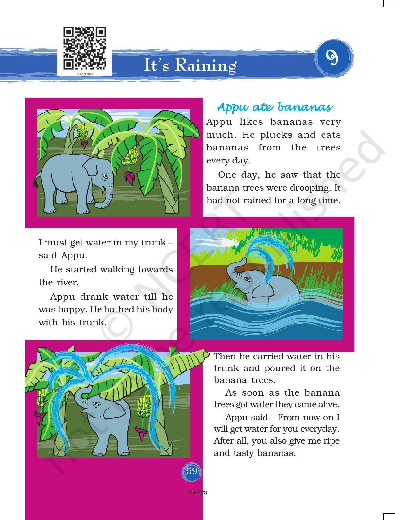 NCERT Book for Class 3 EVS Chapter 9-It’s Raining - Page 1