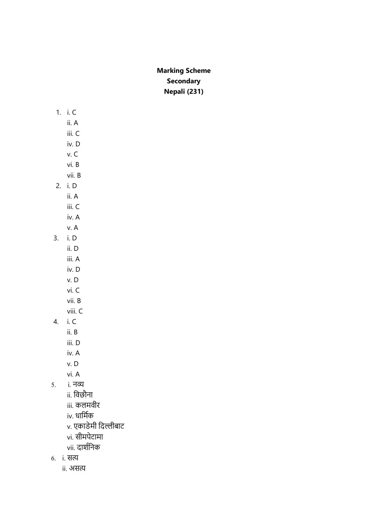 NIOS Class 10 Nepali (231) Sample Paper - Page 8