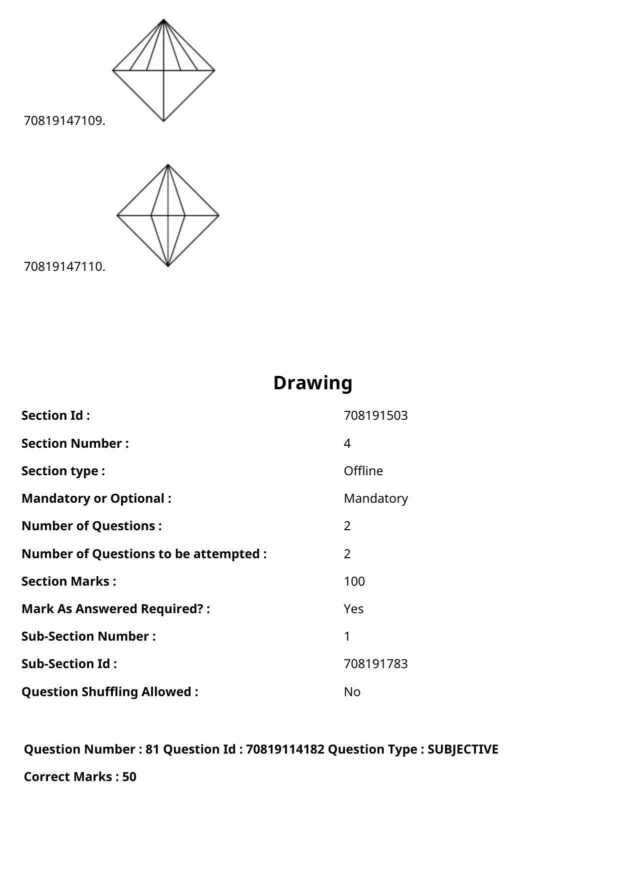 JEE Mains 2021: B.Arch Odiya (Shift 2) 23-02-2021 Question Paper - Page 112