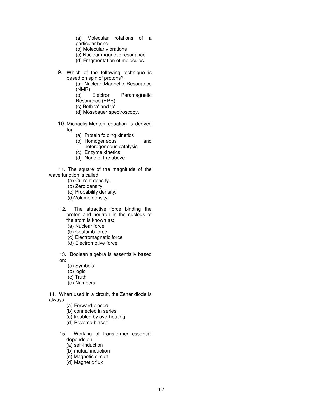 PU CET PG 2025 Sample Paper - Page 33