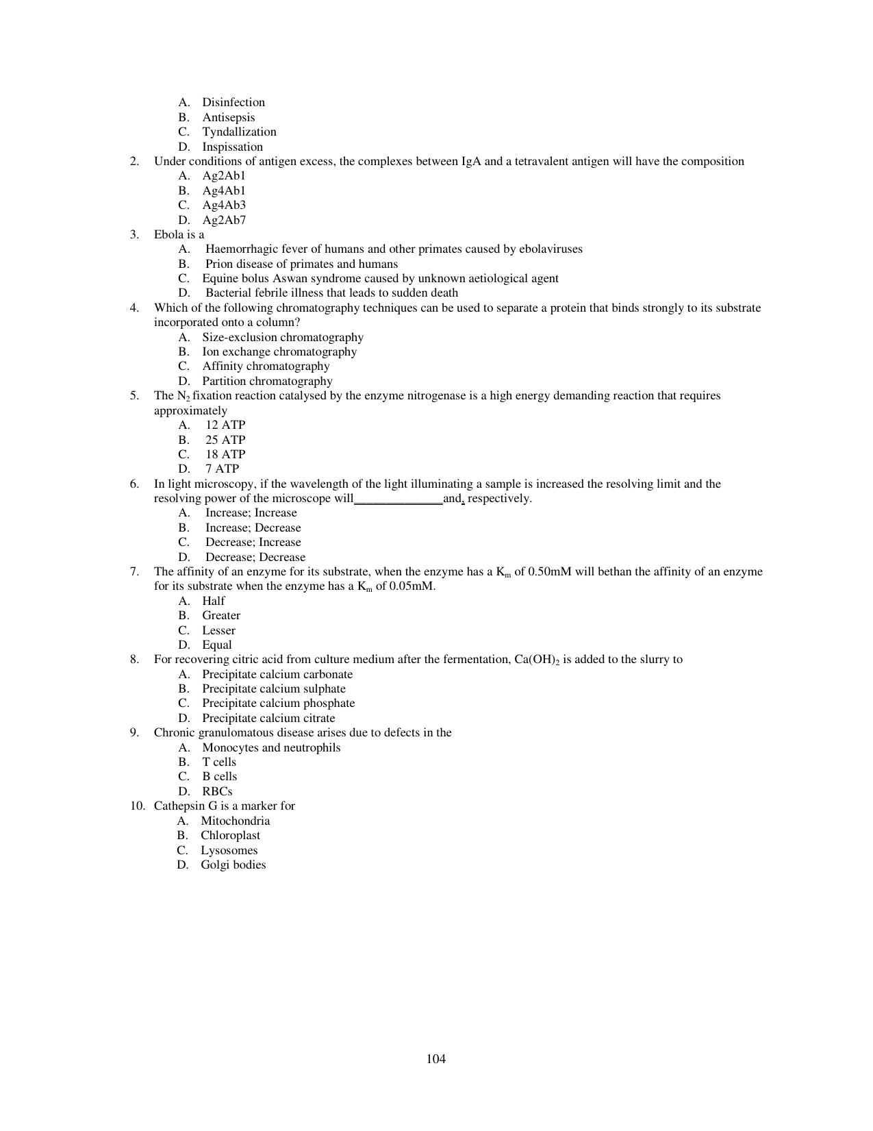 PU CET PG 2025 Sample Paper - Page 35