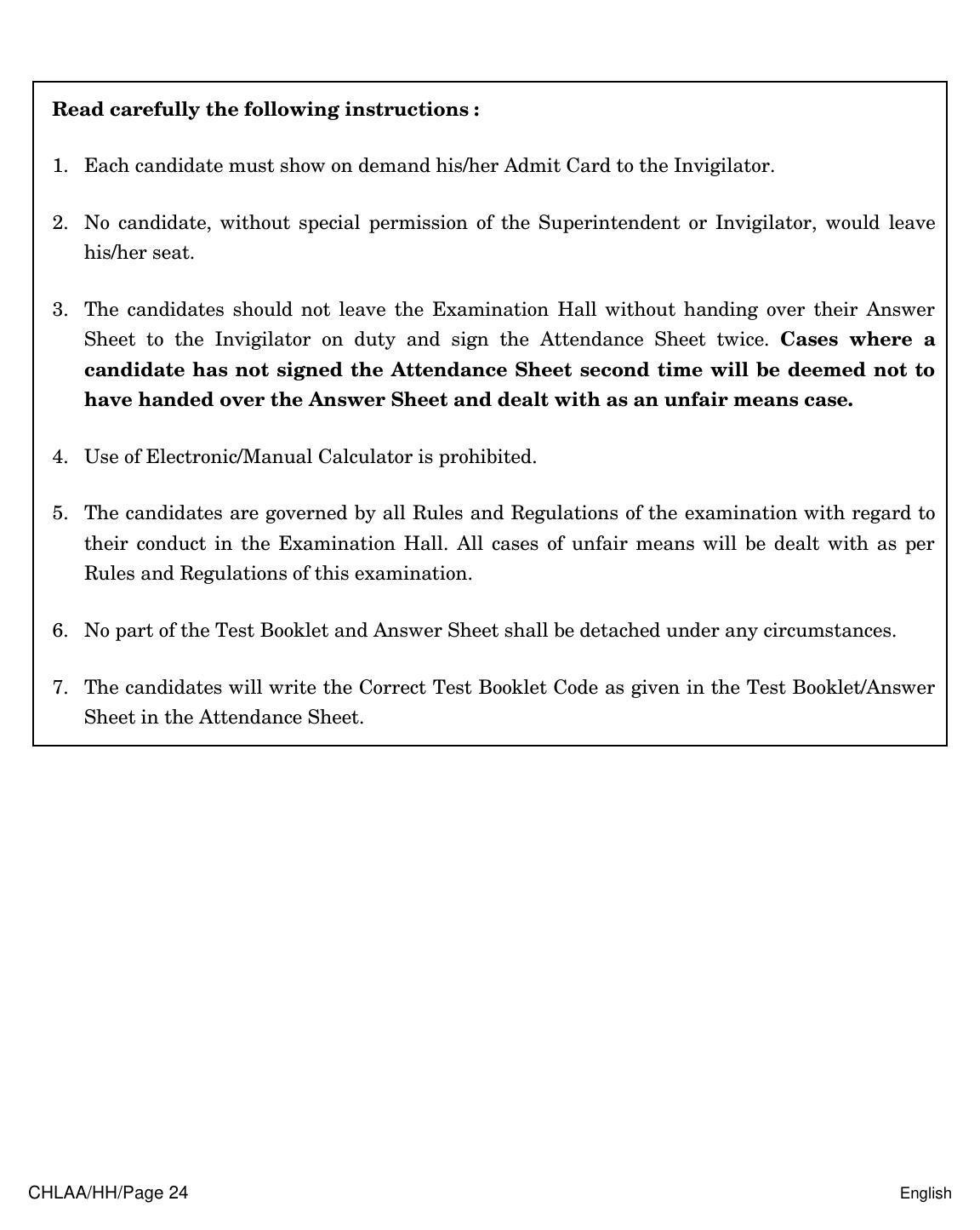 NEET English HH 2019 Question Paper - Page 24
