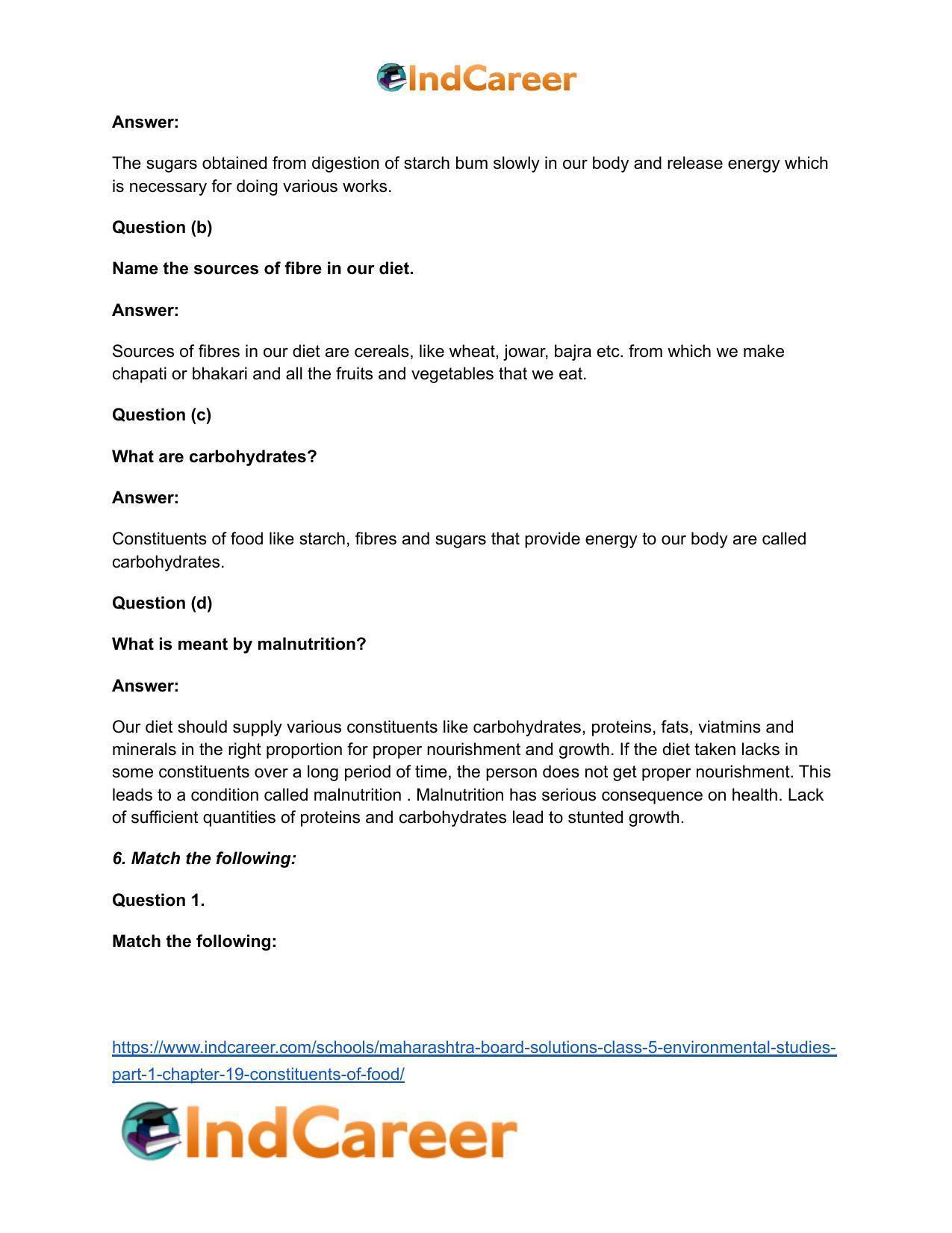 Maharashtra Board Solutions Class 5-Environmental Studies (Part 1): Chapter 19- Constituents of Food - Page 5