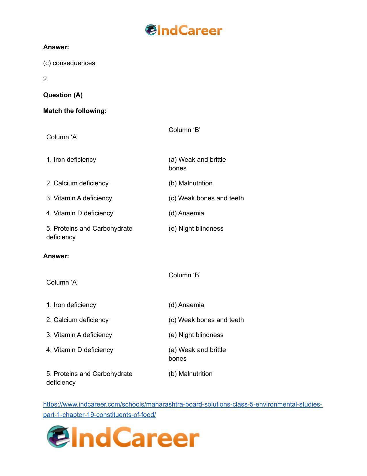 Maharashtra Board Solutions Class 5-Environmental Studies (Part 1): Chapter 19- Constituents of Food - Page 15