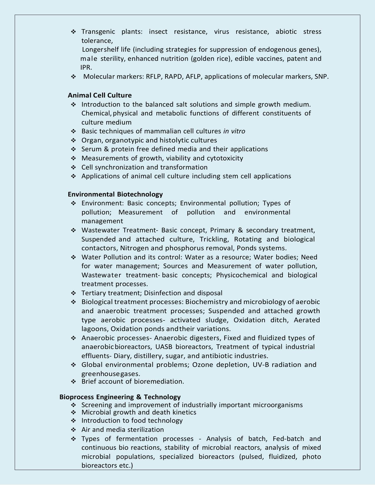 NTA PhD Entrance Exam Biotechnology Syllabus - Page 4
