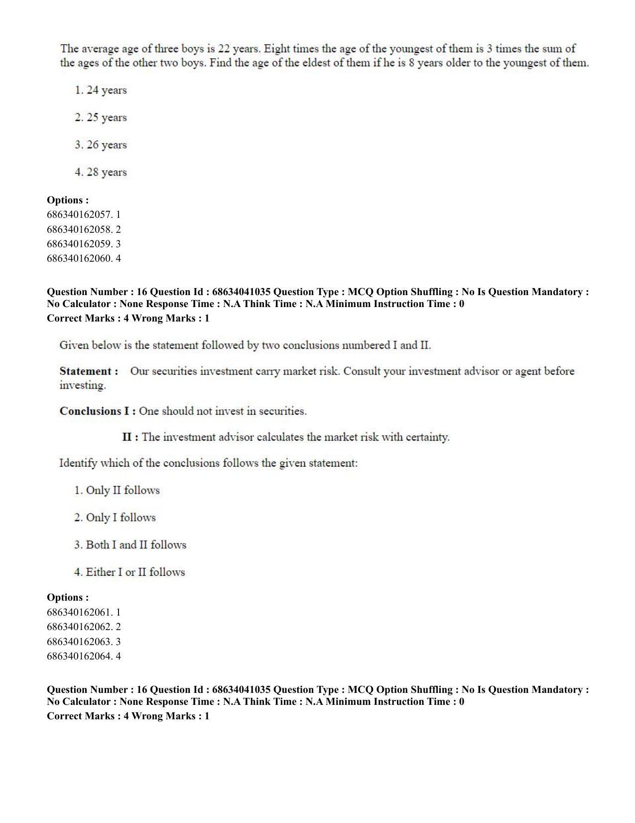 CUET PG 2023: COQP08 – Commerce (Eng) - Shift 3 (30-06-2023) Question Paper - Page 15