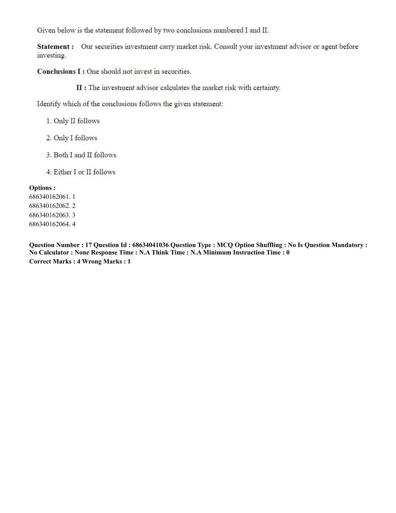 CUET PG 2023: COQP08 – Commerce (Eng) - Shift 3 (30-06-2023) Question Paper - Page 16