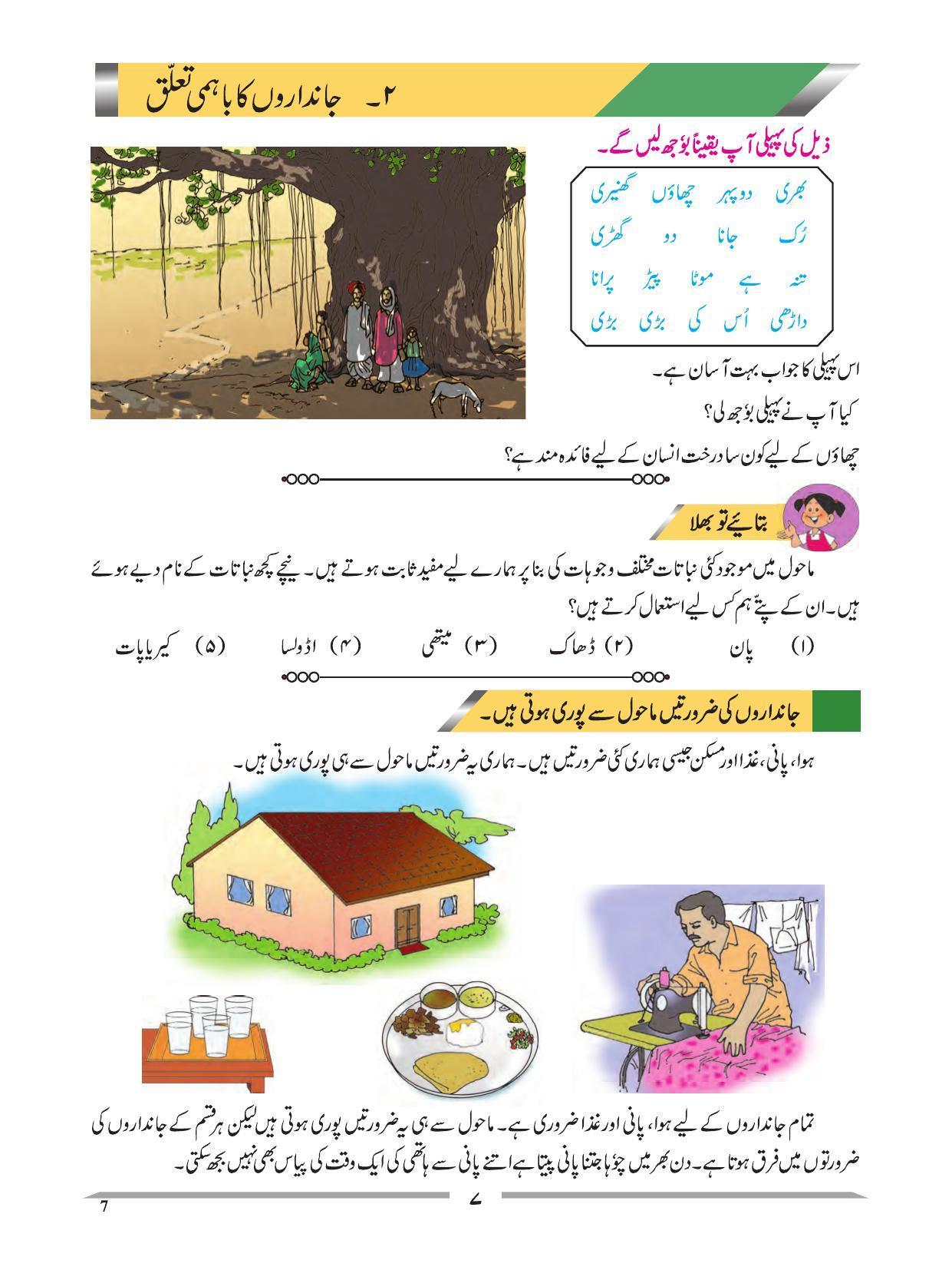 Maharashtra Board Class 4 EVS 1 (Urdu Medium) Textbook - Page 17