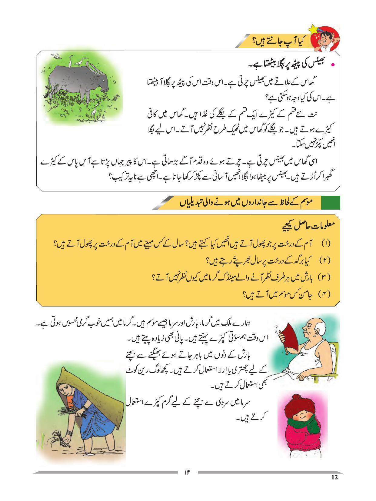 Maharashtra Board Class 4 EVS 1 (Urdu Medium) Textbook - Page 22