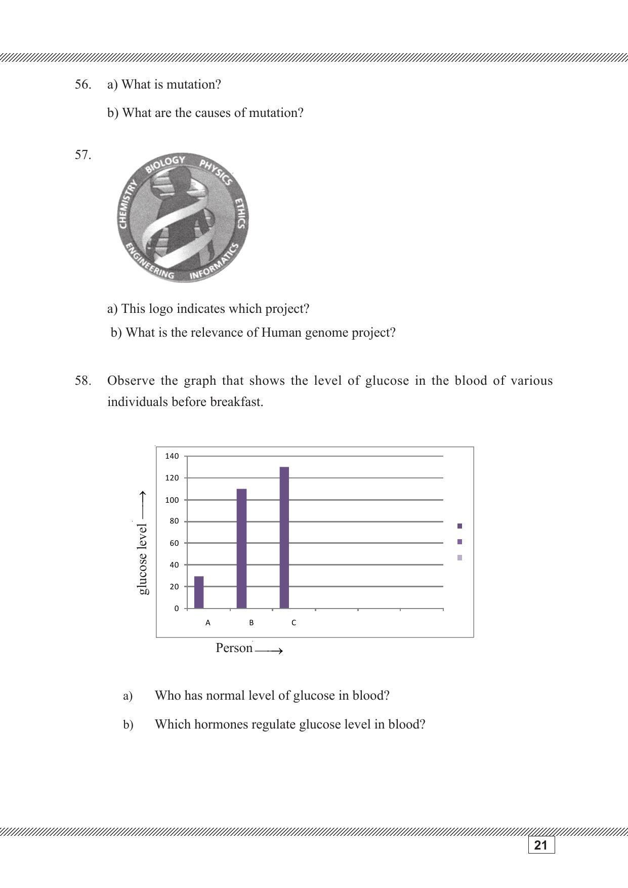 Kerala SSLC 2023 Biology Question Pool - Page 21
