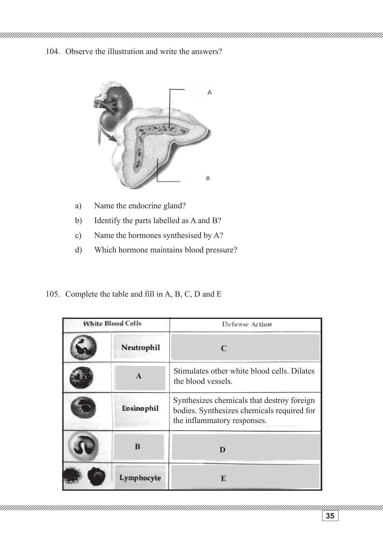 Kerala SSLC 2023 Biology Question Pool - Page 35