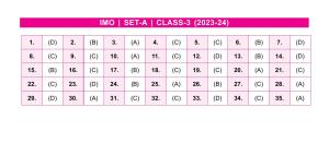 SOF IMO Class 3 SET-A 2023 Answer Keys