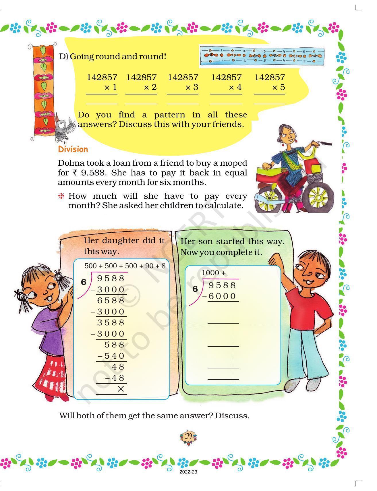 NCERT Book for Class 5 Maths Chapter 13 Ways to Multiply and Divide - Page 10