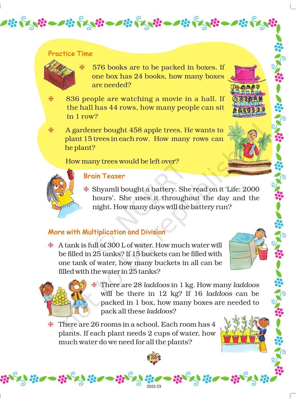 NCERT Book for Class 5 Maths Chapter 13 Ways to Multiply and Divide - Page 14