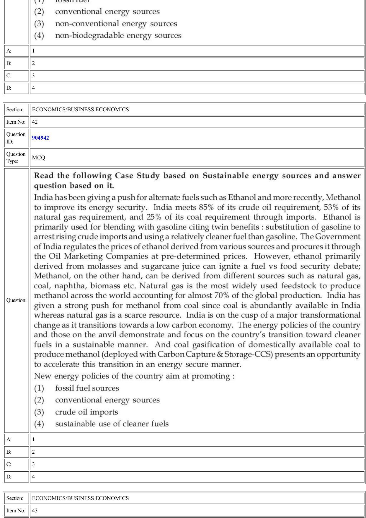CUET 2022 Question Paper of Economics Business Economics - Page 18