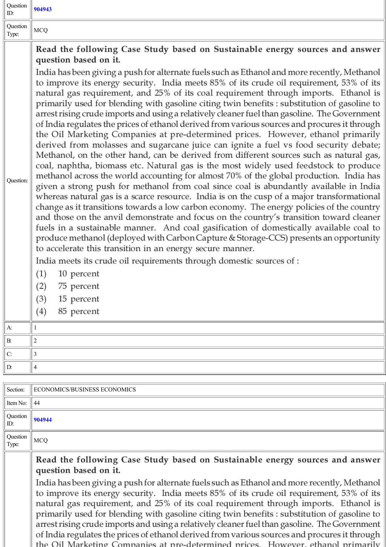 CUET 2022 Question Paper of Economics Business Economics - Page 19