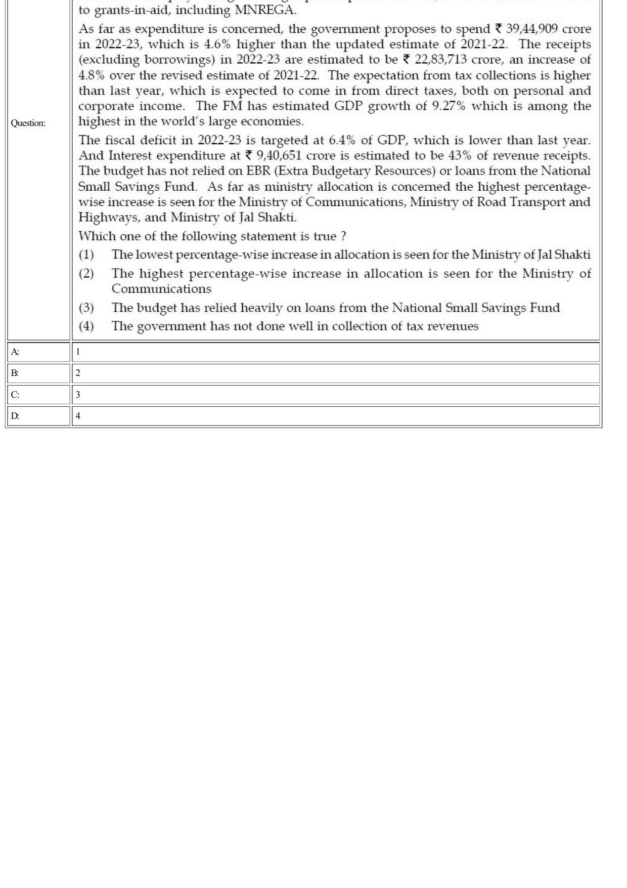 CUET 2022 Question Paper of Economics Business Economics - Page 25