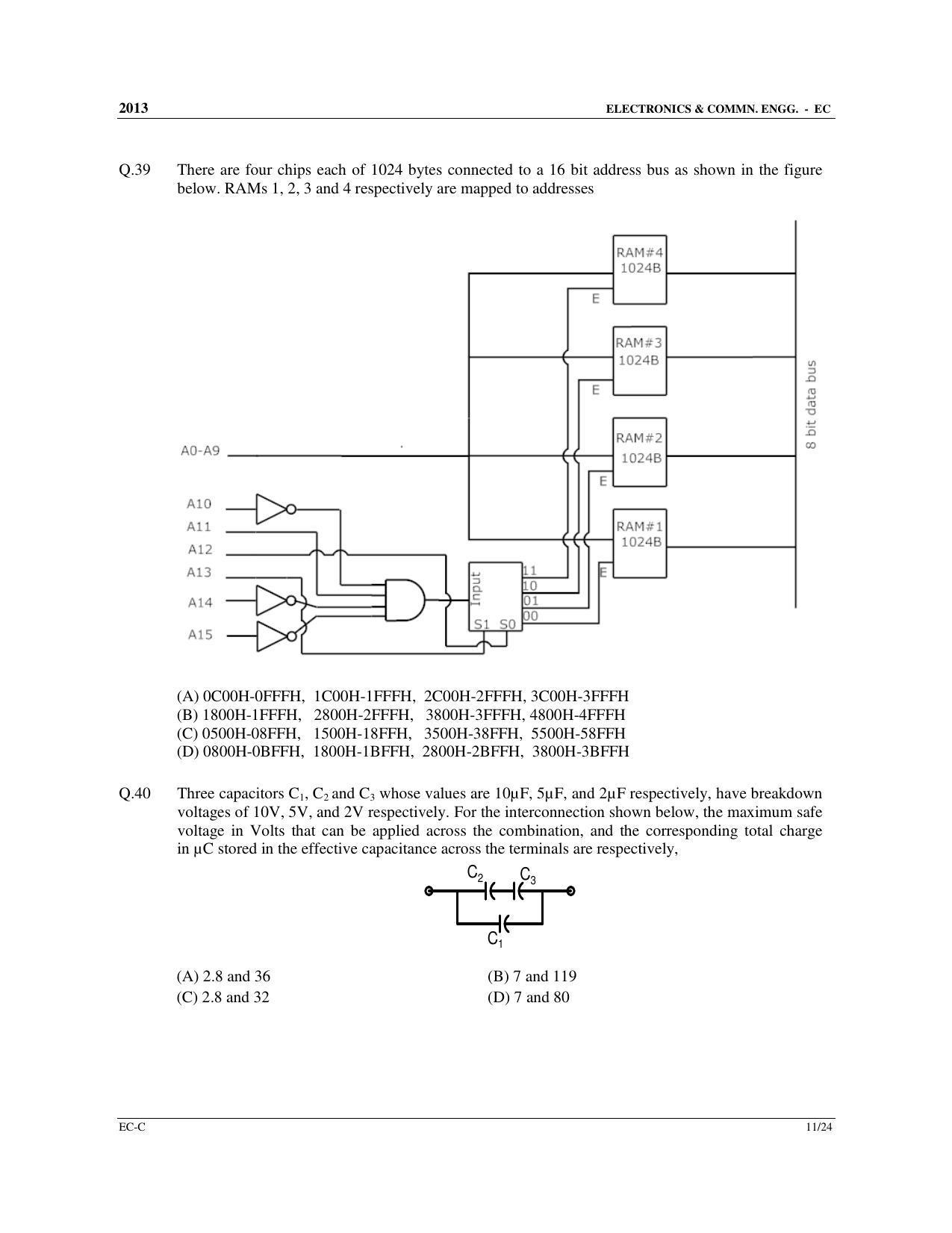 GATE 2013 Electronics and Communication Engineering (EC) Question Paper with Answer Key - Page 50