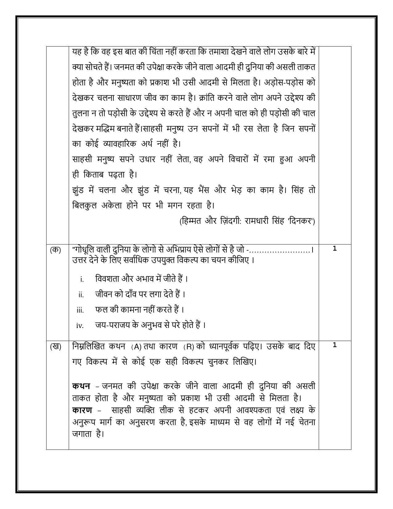 CBSE Class 12 Hindi Elective Sample Question Paper 2024-25 - Page 2