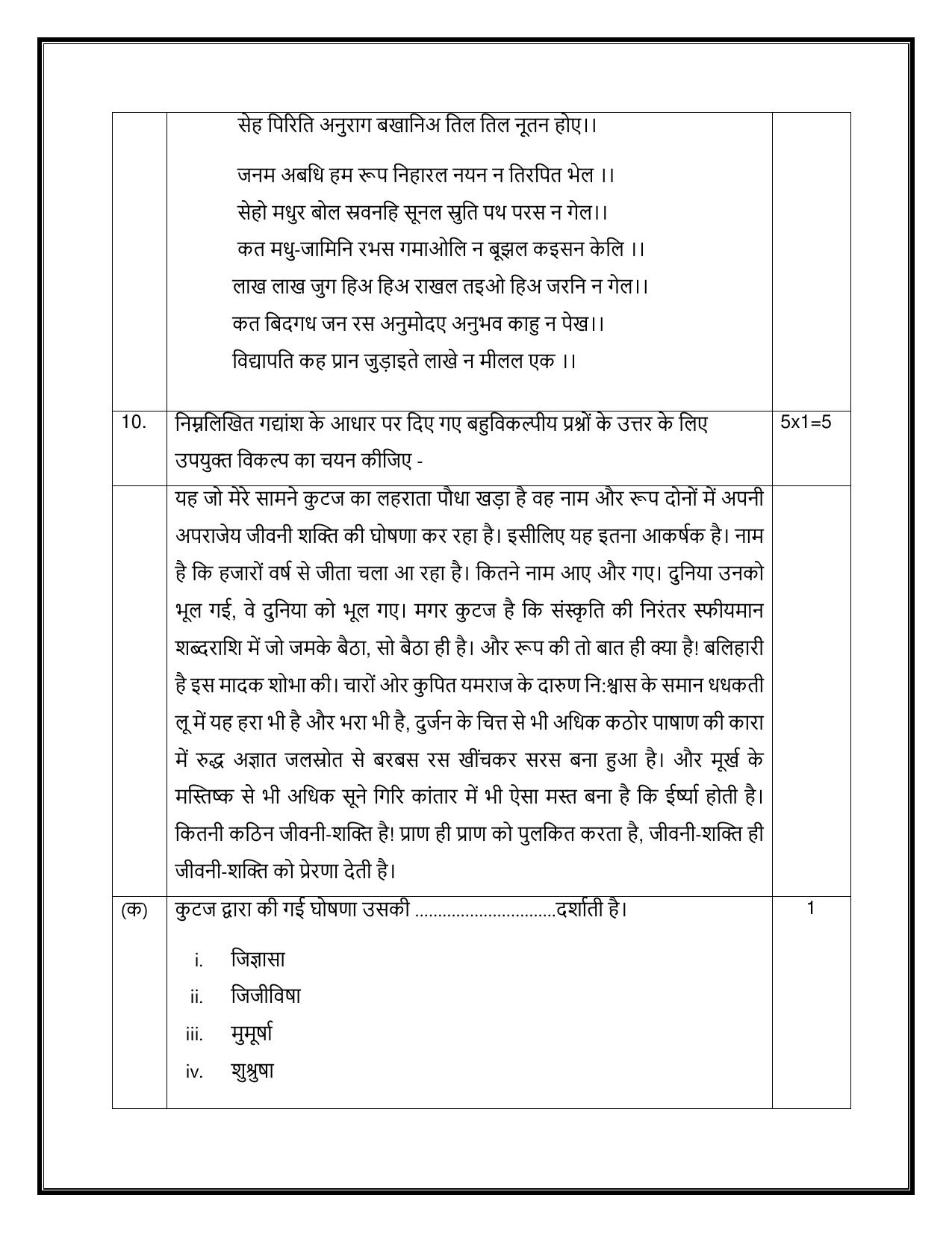 CBSE Class 12 Hindi Elective Sample Question Paper 2024-25 - Page 9