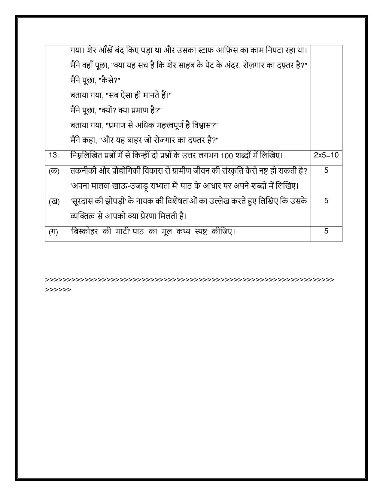 CBSE Class 12 Hindi Elective Sample Question Paper 2024-25 - Page 12