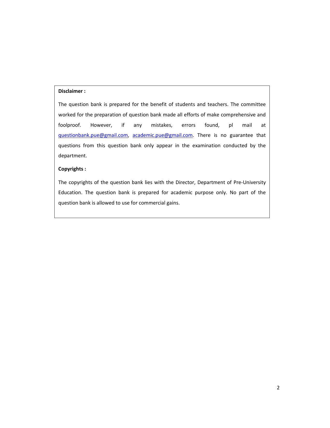 Karnataka 1st PUC Question Bank for Political - Page 2