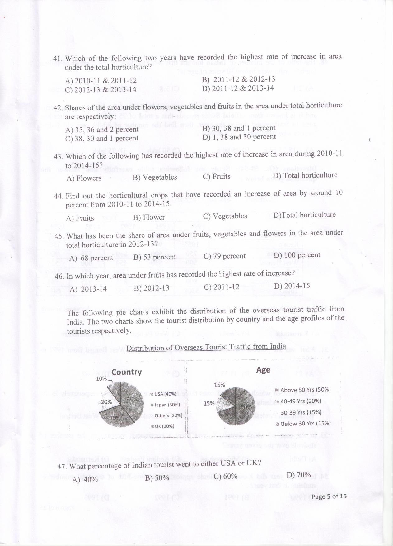 PU MET 2016 Question Booklet with Key - Page 6