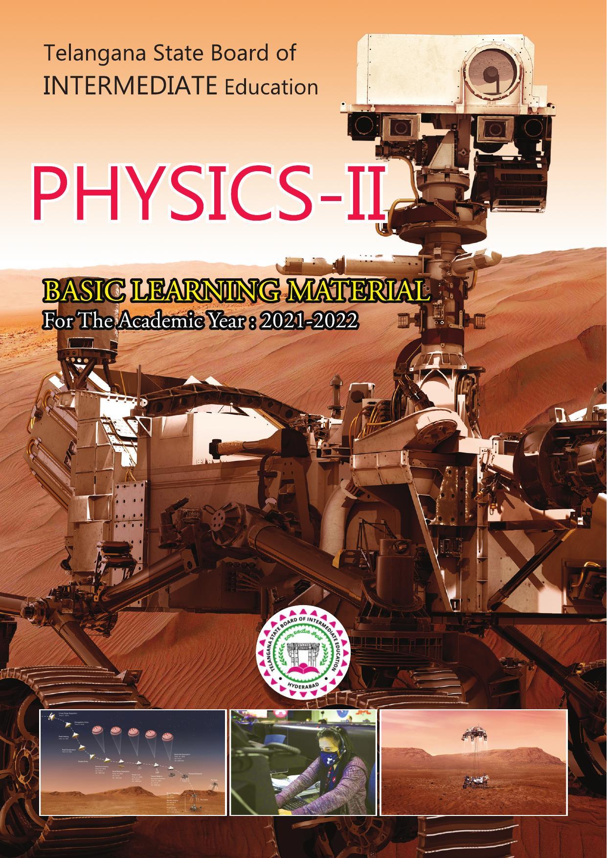 TS SCERT Inter 2nd Year Physics II yr EM Path 1 (Telugu Medium) Text Book - Page 1