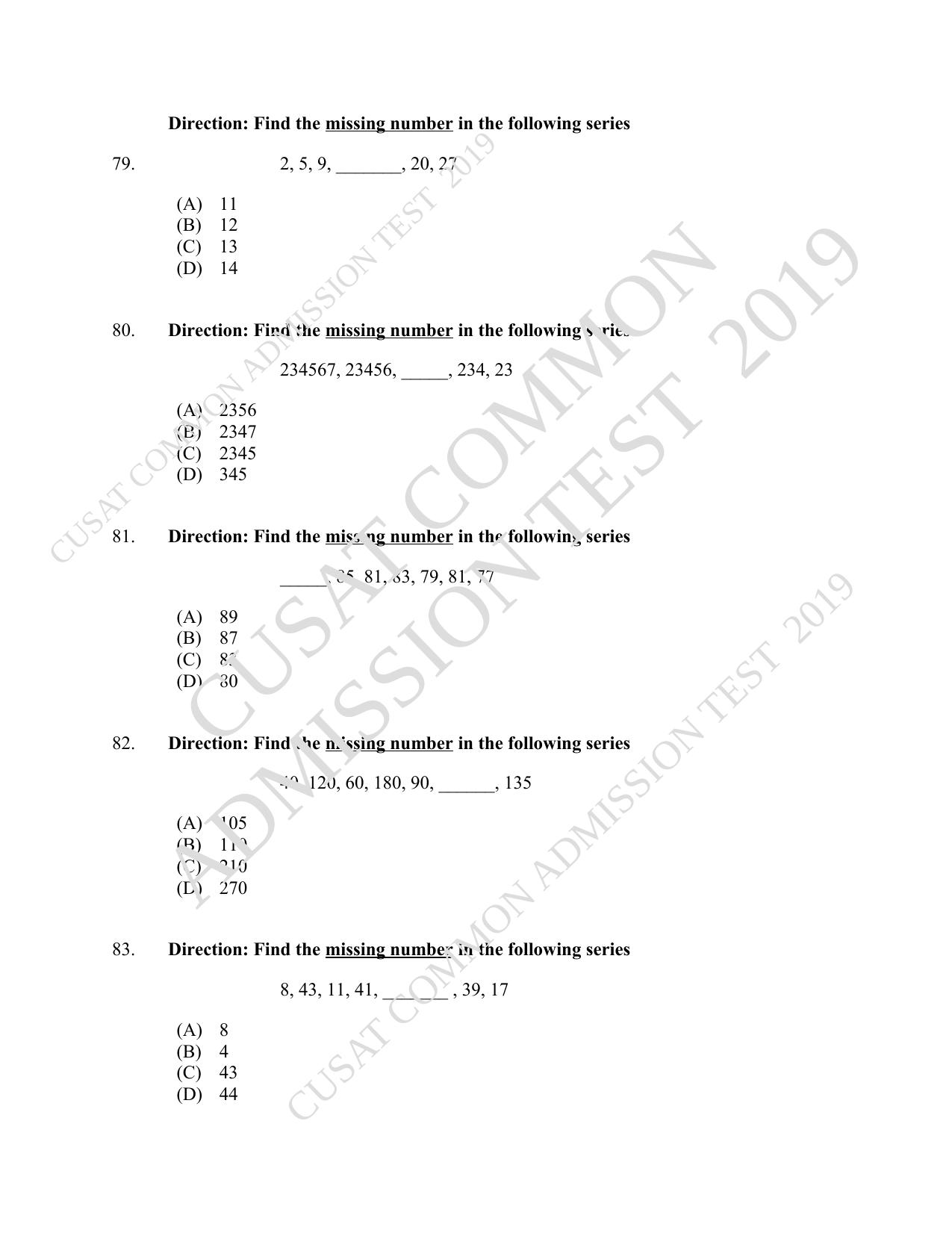 CUSAT CAT 2019 LLM Iprphp Question Paper With Answer Key - Page 18