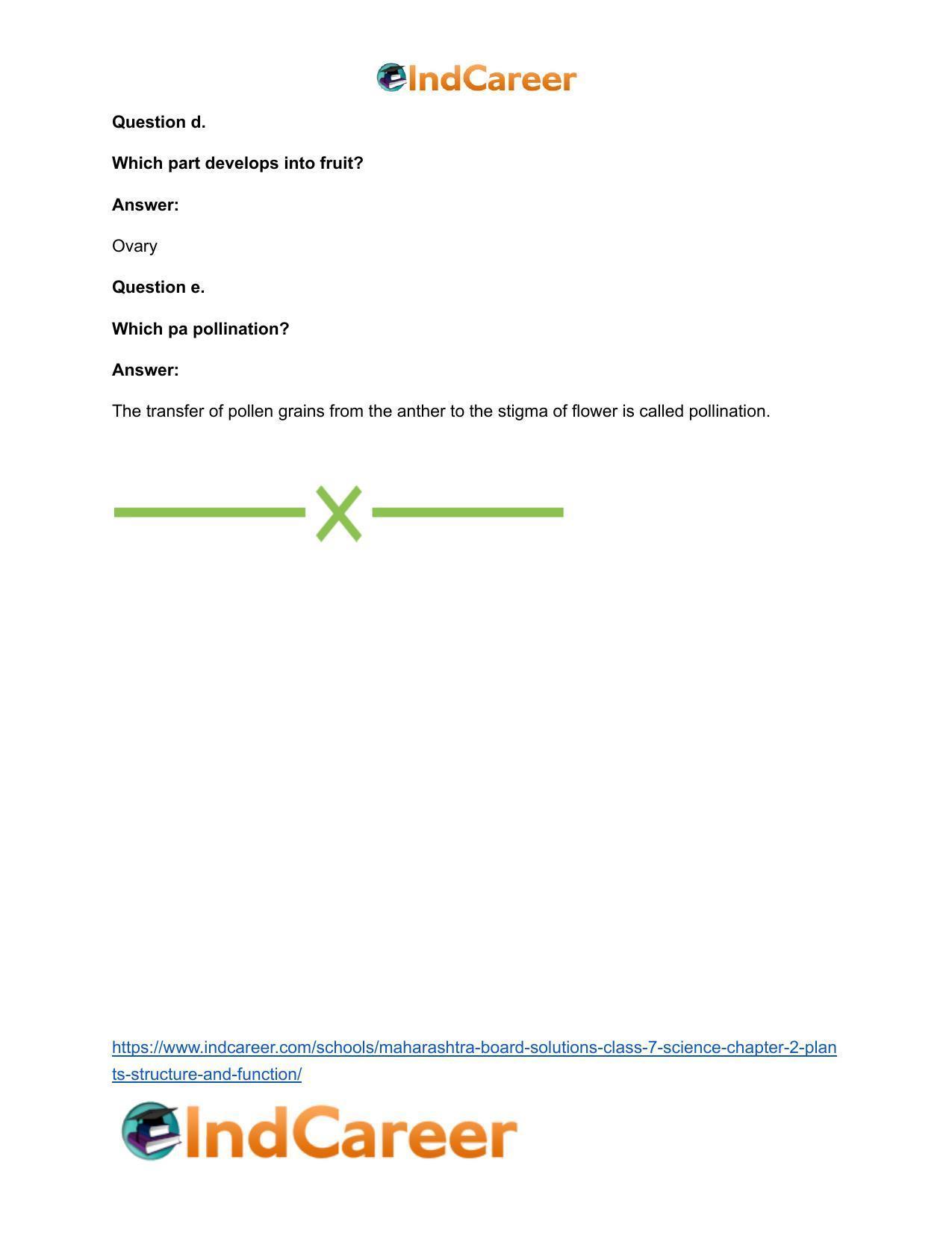 Maharashtra Board Solutions Class 7-Science: Chapter 2- Plants: Structure and Function - Page 28