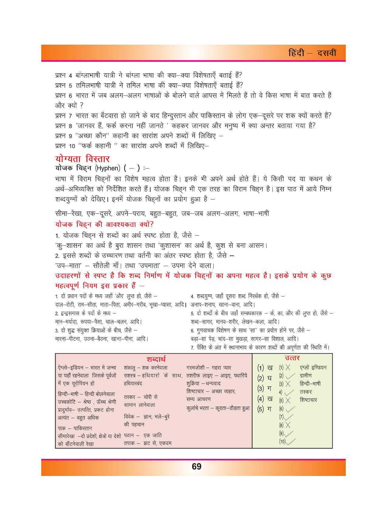 CGSOS Class 10 Hindi eBook (English Medium) - Page 77