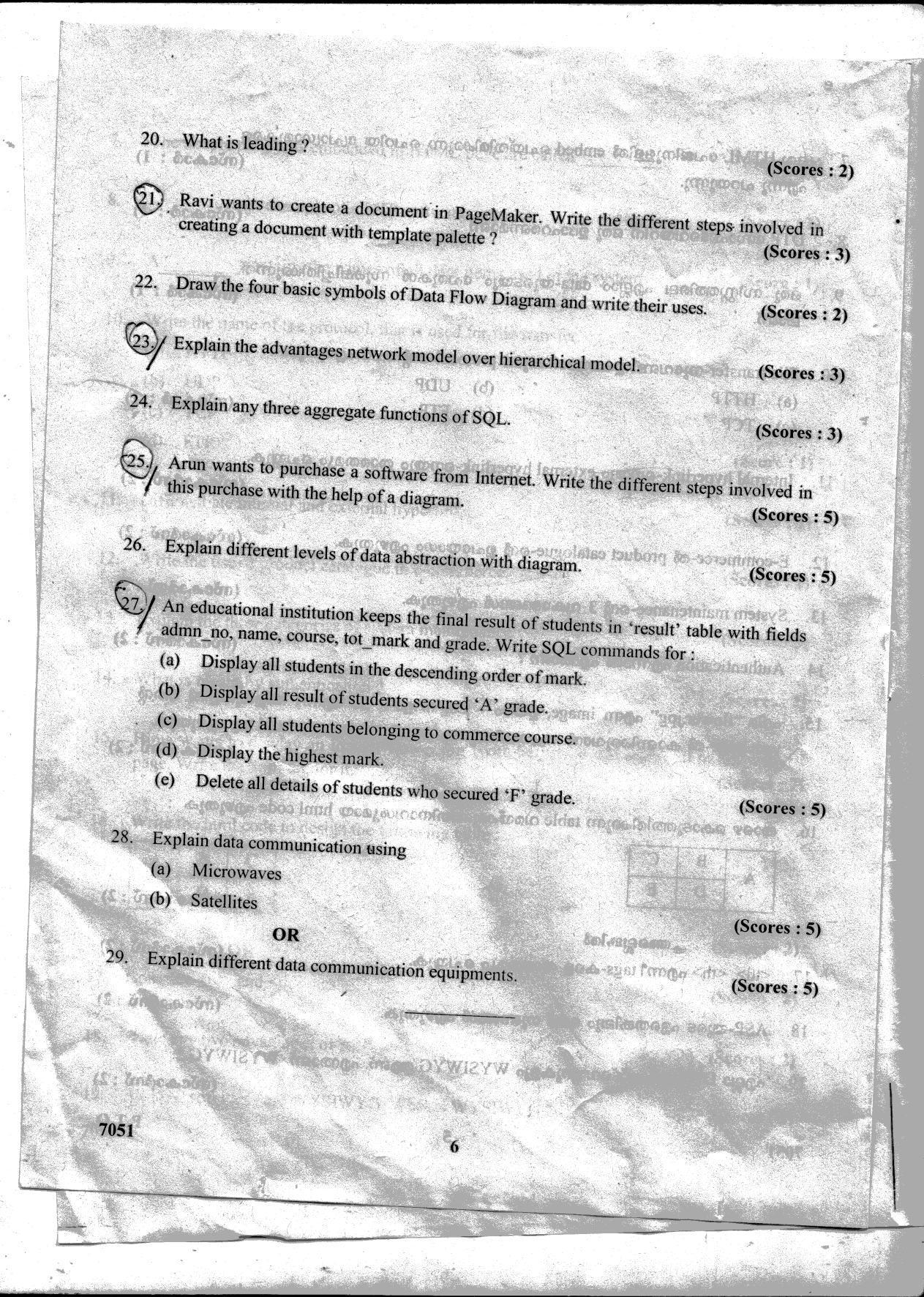  Kerala Plus Two 2015 Computer Applications (Humanities) Question Paper - Page 4