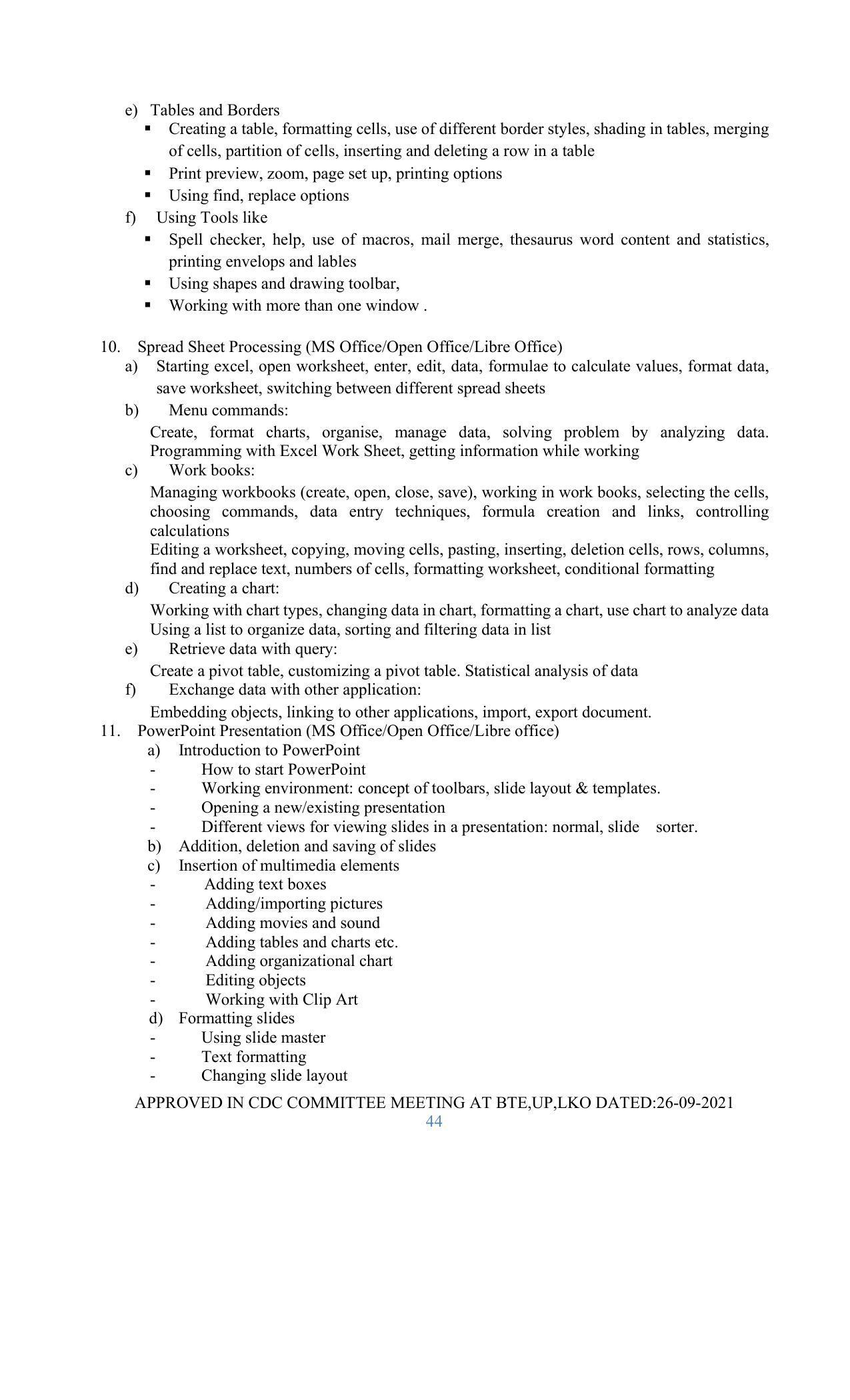 SYLLABUS FOR SEMESTER SYSTEM EFFECTIVE FROM (2021-2022) - GLASS AND CERAMIC ENGINEERING - Page 44
