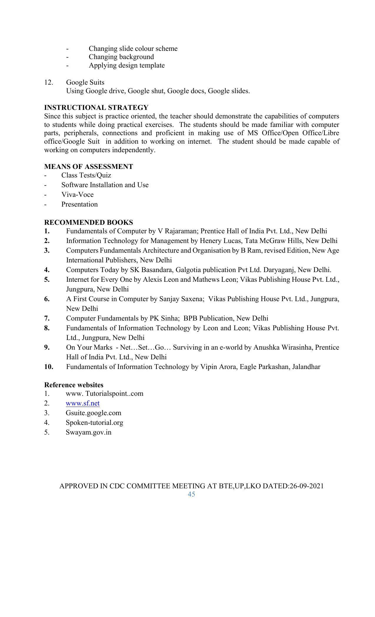 SYLLABUS FOR SEMESTER SYSTEM EFFECTIVE FROM (2021-2022) - GLASS AND CERAMIC ENGINEERING - Page 45