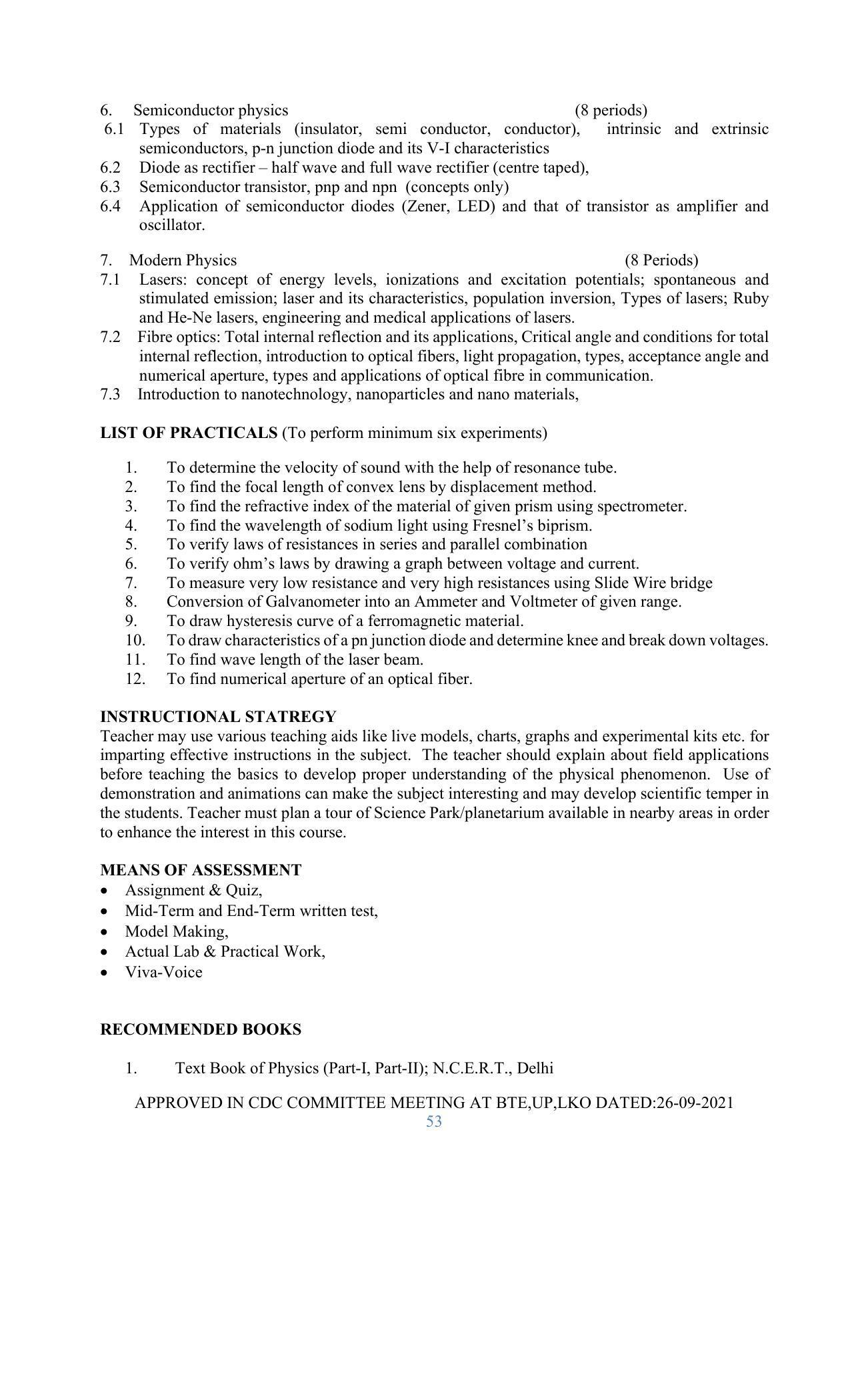 SYLLABUS FOR SEMESTER SYSTEM EFFECTIVE FROM (2021-2022) - GLASS AND CERAMIC ENGINEERING - Page 53