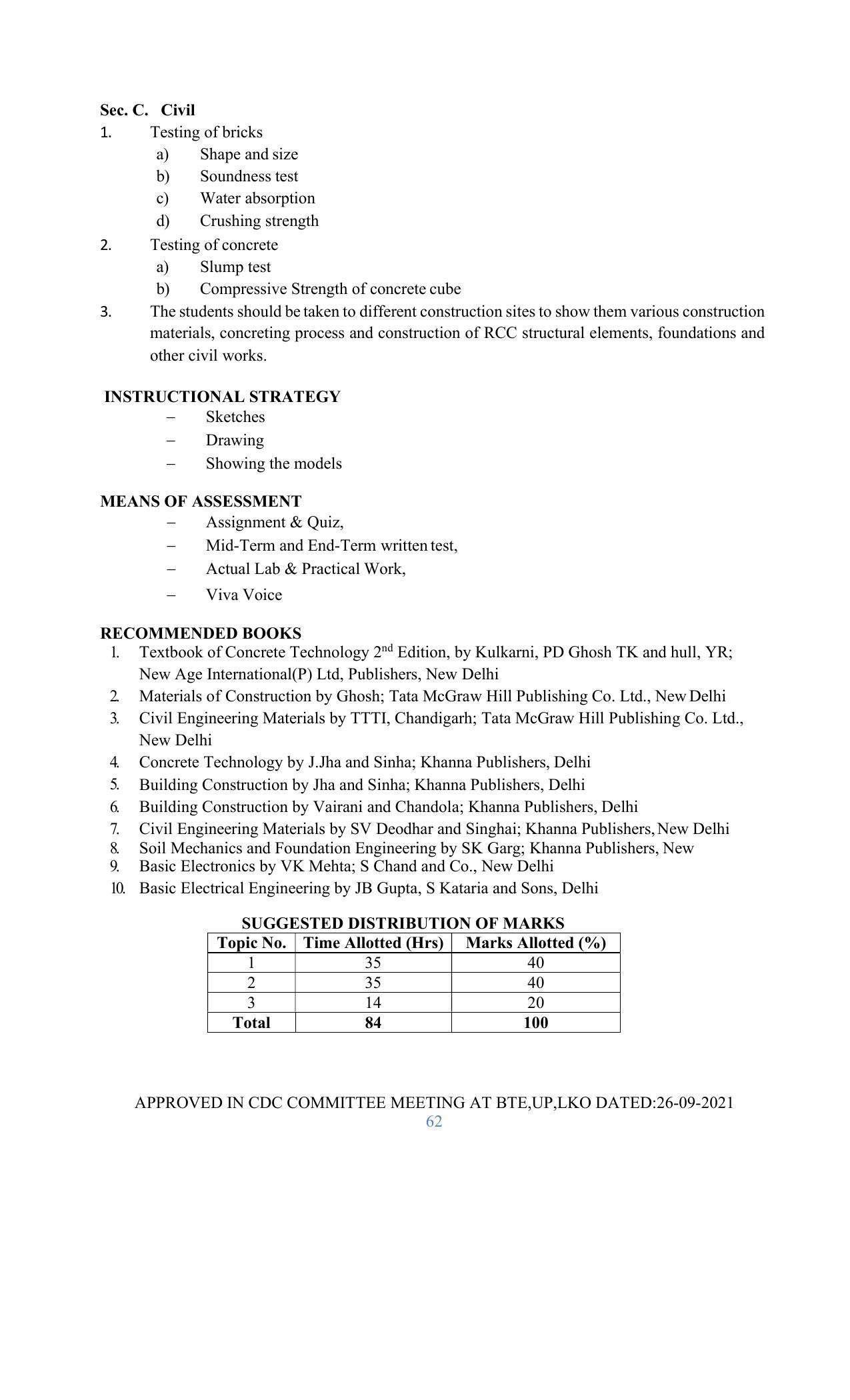 SYLLABUS FOR SEMESTER SYSTEM EFFECTIVE FROM (2021-2022) - GLASS AND CERAMIC ENGINEERING - Page 62