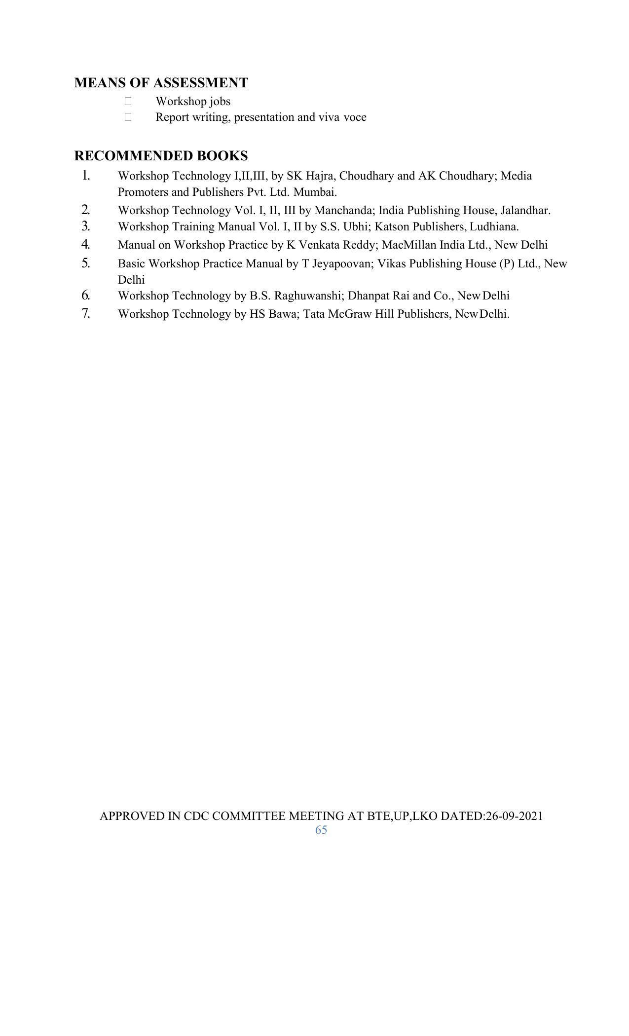 SYLLABUS FOR SEMESTER SYSTEM EFFECTIVE FROM (2021-2022) - GLASS AND CERAMIC ENGINEERING - Page 65