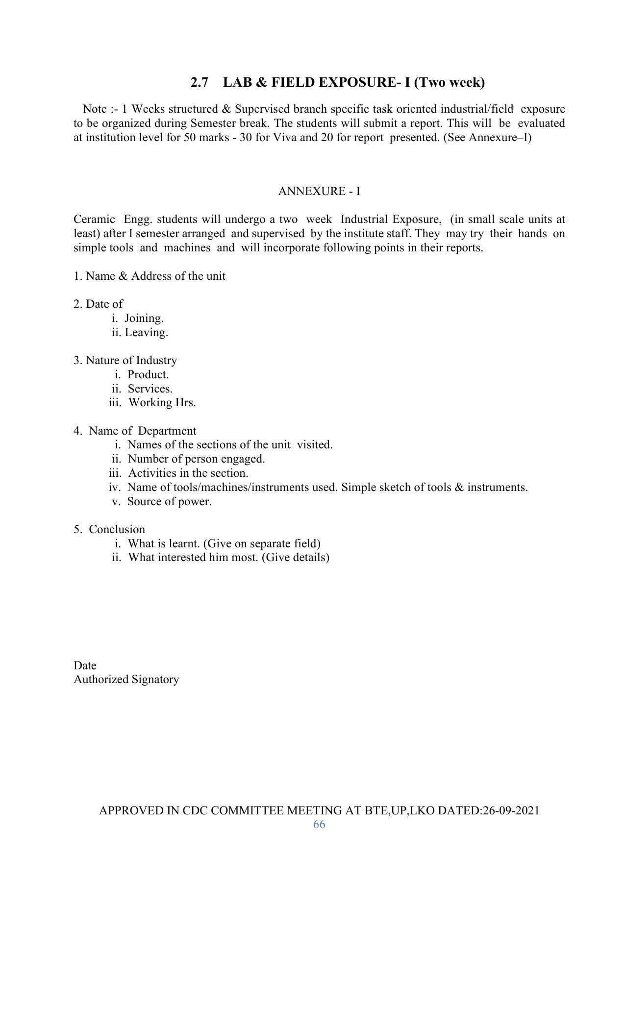 SYLLABUS FOR SEMESTER SYSTEM EFFECTIVE FROM (2021-2022) - GLASS AND CERAMIC ENGINEERING - Page 66