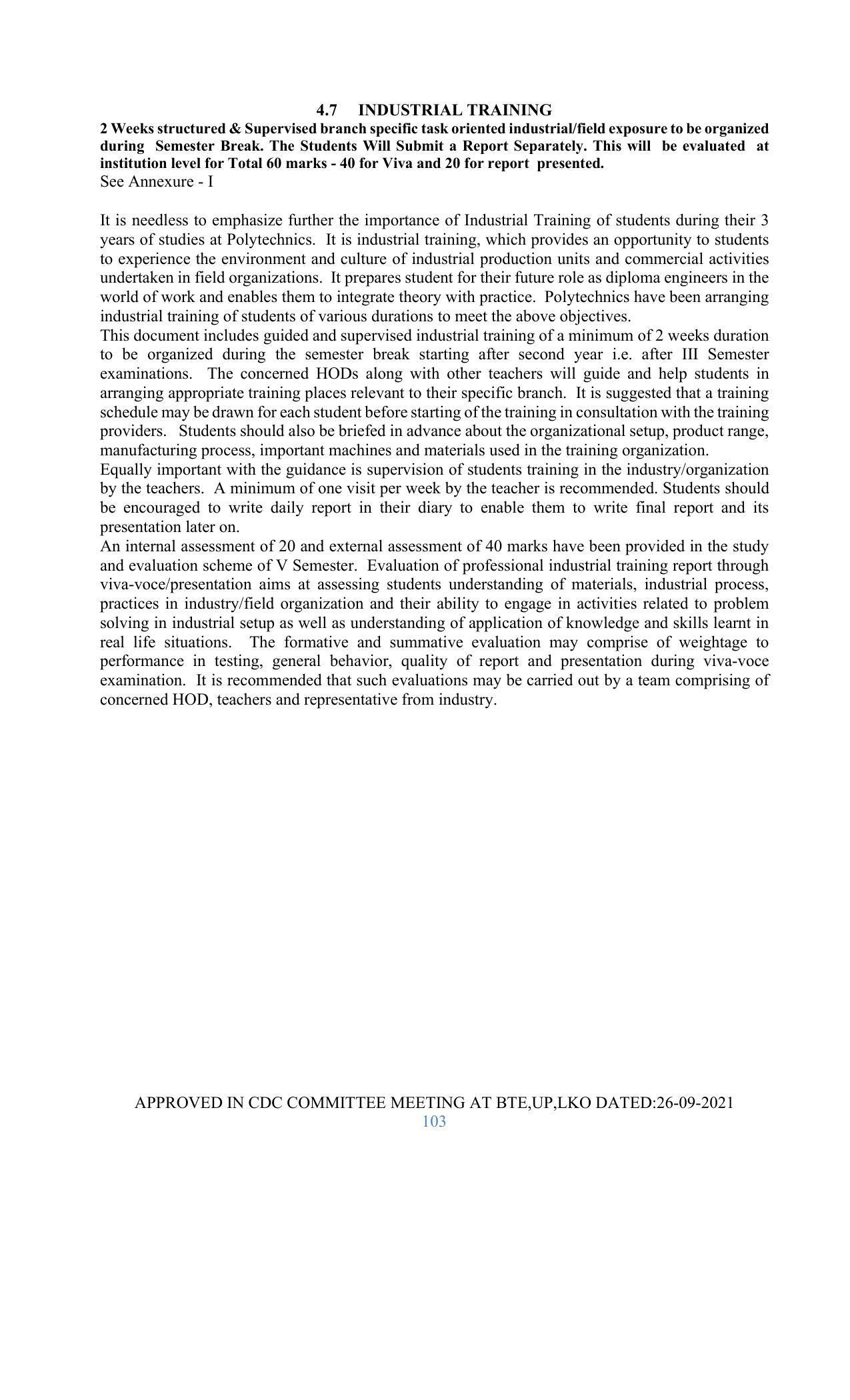 SYLLABUS FOR SEMESTER SYSTEM EFFECTIVE FROM (2021-2022) - GLASS AND CERAMIC ENGINEERING - Page 103