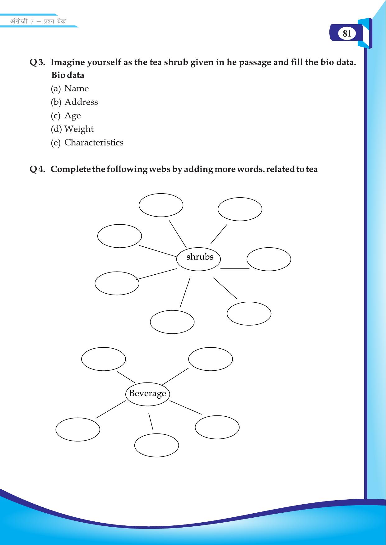 Chhattisgarh Board Class 7 English Question Bank - Page 31