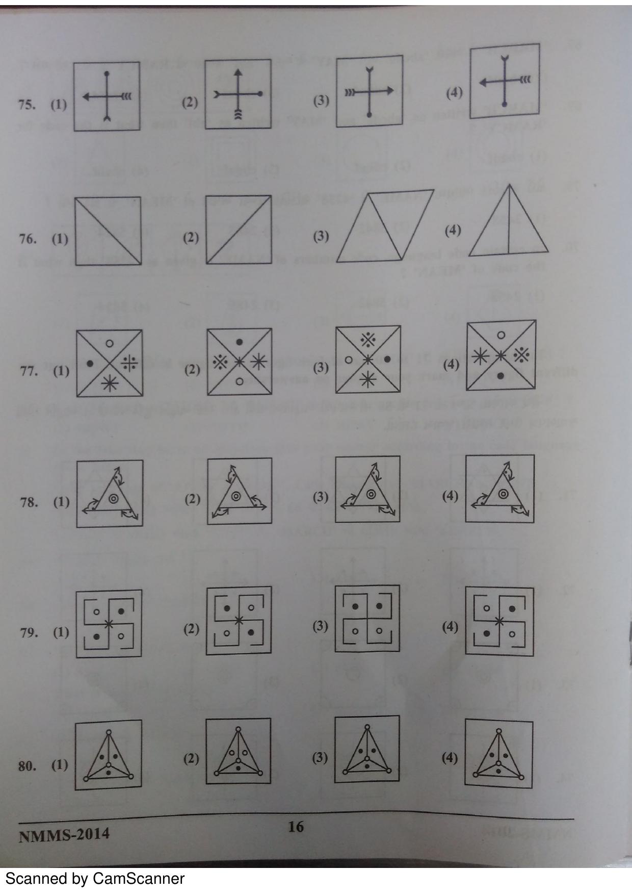 Gujarat NMMS 2014 Question Paper - Page 15
