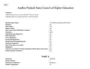 AP LAWCET 2021 - 3 Year LLB Question Paper With Keys