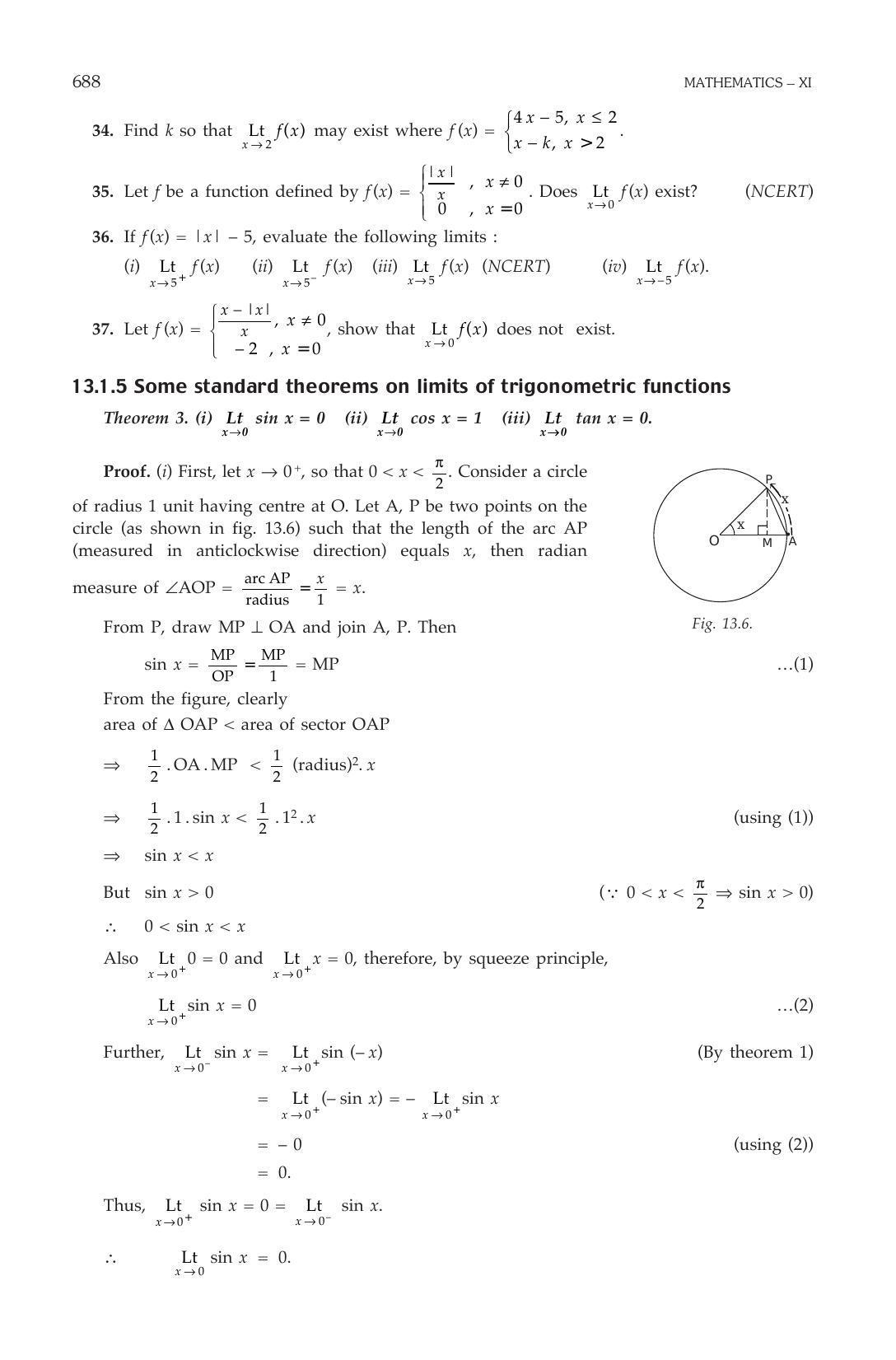 ML Aggarwal Class 11 Solutions: Limits and Derivatives - Page 18